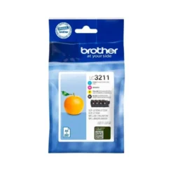 Cartucho Brother LC3211 multipack con 4 colores LC3211VAL dcp-j572 / dcp-j772 / dcp-j774 / mfc-j890 / mfc-j895