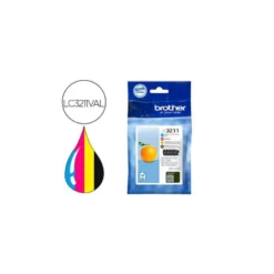 Cartucho Brother LC3211 multipack con 4 colores LC3211VAL dcp-j572 / dcp-j772 / dcp-j774 / mfc-j890 / mfc-j895