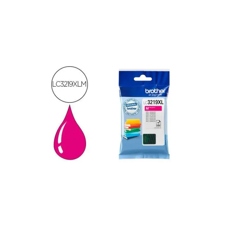 Cartucho Brother LC-3219 XLM color Magenta Larga Duracion mfc-j6530dw / mfc-j6930dw