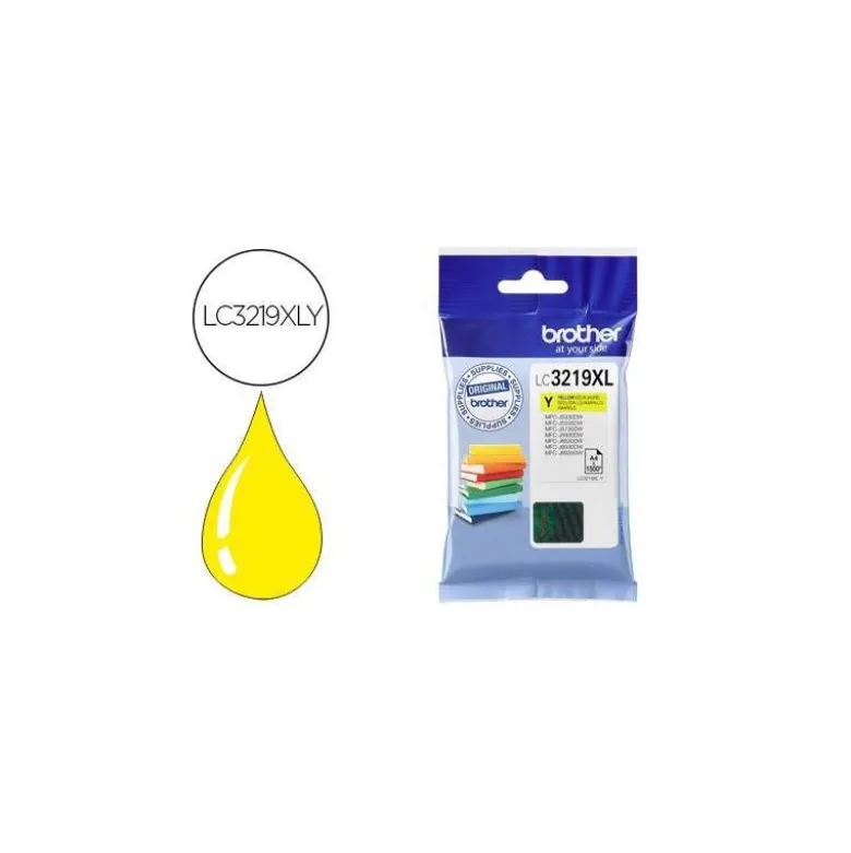 Cartucho Brother LC-3219 XLY color Amarillo Larga Duracion mfc-j6530dw / mfc-j6930dw