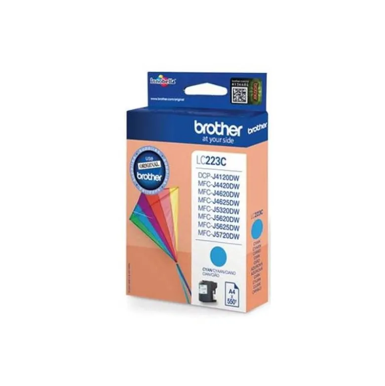 Cartucho Brother LC223CBP color Cian dcp4120dw mfcj4420dw mfcj4620dw mfcj5320dw