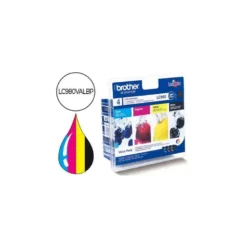 Cartucho Brother LC980VALBP Tricolor + Negro dcp-145 dcp-165 mfc-250 mfc-290