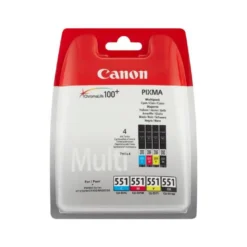 Cartucho Canon 551 Pixma multipack con 4 colores 6509B008