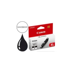 Cartucho Canon CLI-551XL Pixma negro 6443B001