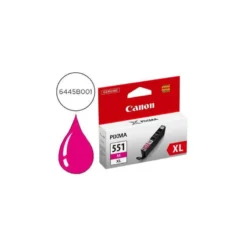 Cartucho Canon CLI-551XL Pixma magenta 6445B001