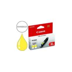 Cartucho Canon CLI-551XL Pixma amarillo 6446B001