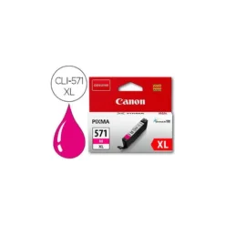 Cartucho Canon CLI-571XL Pixma magenta 0333C001. 400 paginas
