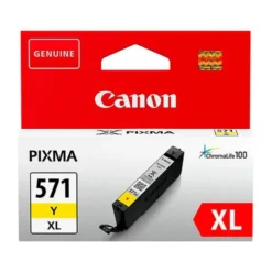 Cartucho Canon CLI-571XL Pixma amarillo 0334C001. 336 paginas