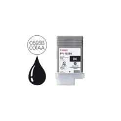 Cartucho Canon PFI-102BK (0895B001AA) negro pigmentado