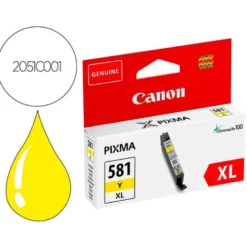 CARTUCHO CANON PIXMA CLI-581XL COLOR AMARILLO 2051C001