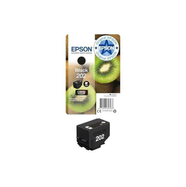 Cartucho Epson 202 Color Negro C13T02E14010