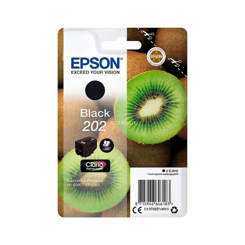 Cartucho Epson 202 Color Negro C13T02E14010