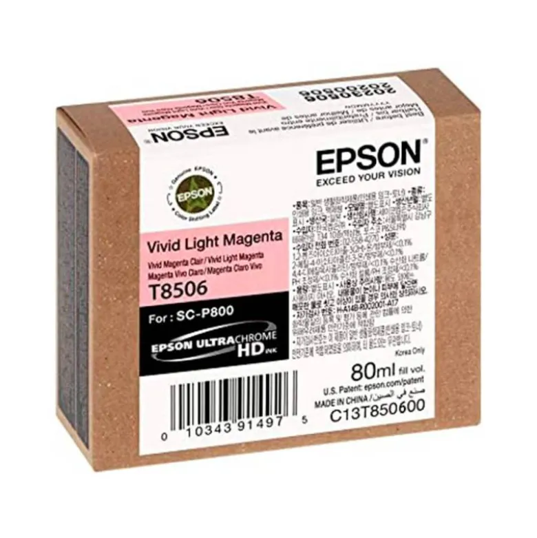 CARTUCHO EPSON SURECOLOR SC-P800 COLOR MAGENTA CLARO C13T850600