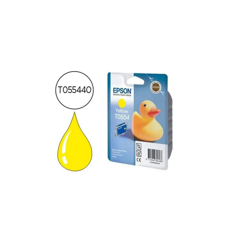 Cartucho Epson T0554 color amarillo T055440