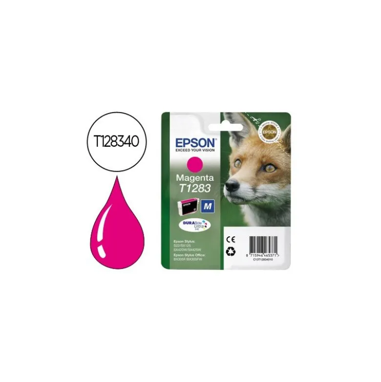 Cartucho Epson T1283 color Magenta T128340