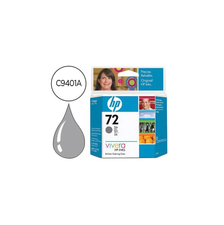Cartucho HP 72 color gris C9401A