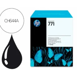 CARTUCHO HP DESIGNJET 771 DE MANTENIMIENTO COLOR NEGRO CH644A
