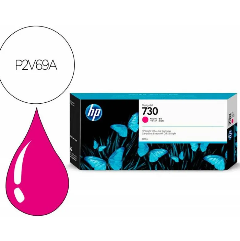 CARTUCHO HP N 730 COLOR MAGENTA P2V69A