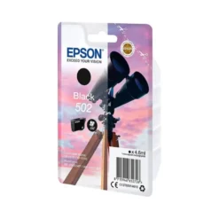 CARTUCHO INK-JET EPSON 502 COLOR NEGRO C13T02V14010