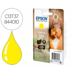 CARTUCHO INK-JET EPSON 378 COLOR AMARILLO C13T37844010