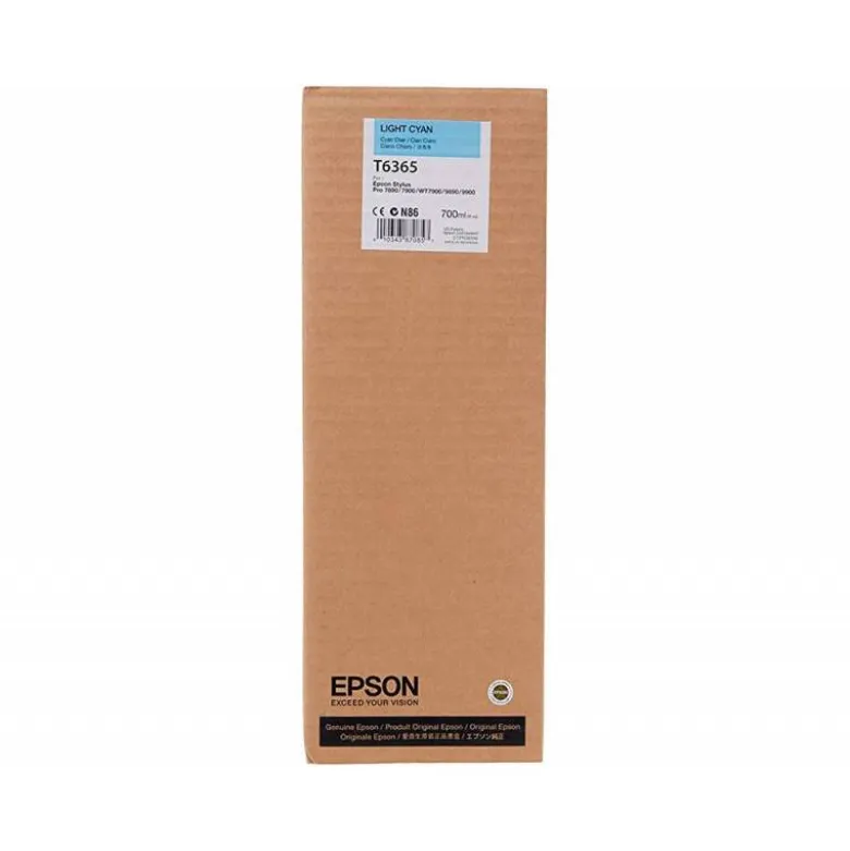 CARTUCHO INK-JET EPSON T6365 COLOR CIAN CLARO C13T636500