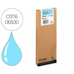 CARTUCHO INK-JET EPSON T6065 COLOR CIAN CLARO C13T606500