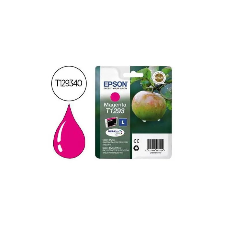 CARTUCHO INK-JET EPSON T1293 COLOR MAGENTA C13T12934012