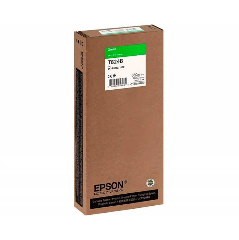 CARTUCHO INK-JET EPSON T824B COLOR VERDE C13T824B00