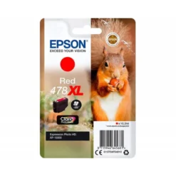 CARTUCHO INK-JET EPSON 478XL COLOR ROJO C13T04F54010
