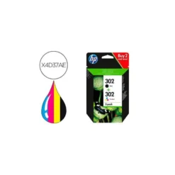 CARTUCHO INK-JET HP 302 MULTICOLOR X4D37AE