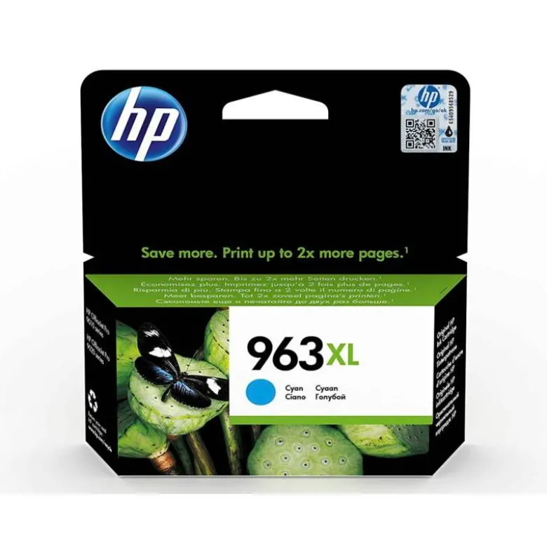 CARTUCHO INK-JET HP 963 XL COLOR CIAN 3JA27AE