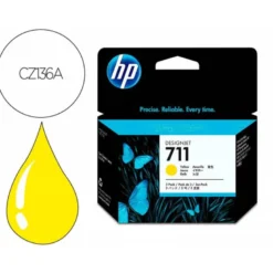 CARTUCHO INK-JET HP DESIGNJET 711 COLOR AMARILLO CZ136A