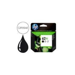 CARTUCHO INK-JET HP 62XL COLOR NEGRO C2P05AE