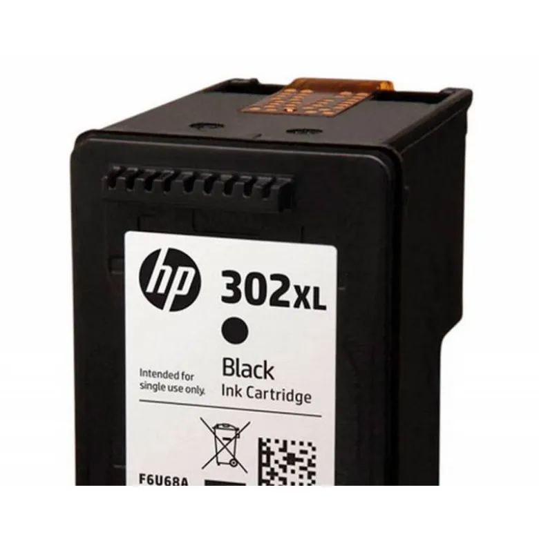 CARTUCHO INK-JET HP 302XL COLOR NEGRO F6U68AE
