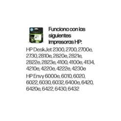 CARTUCHO INK-JET HP 305XL COLOR NEGRO 3YM62AE