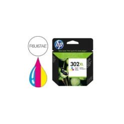 CARTUCHO INK-JET HP 302XL TRICOLOR F6U67AE