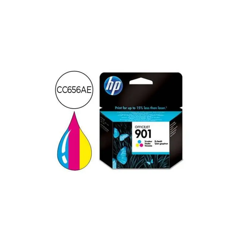 Cartucho marca HP 901 Tricolor CC656AE
