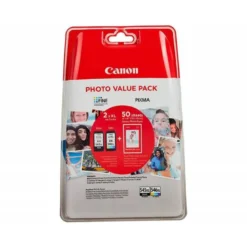 CARTUHOS CANON PHOTO VALUE 8286B006 PACK NEGRO/ AMARILLO/ CIAN Y MAGENTA