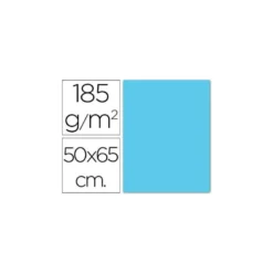 Cartulina Guarro azul cielo 500 x 650 mm 185 g/m2
