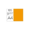 Cartulina Guarro din A4 mandarina 185 gr paquete 50 hojas