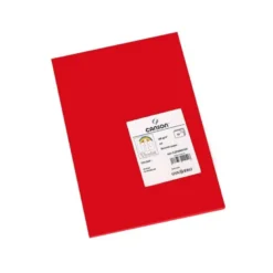 Cartulina Guarro rojo 185g/m². Paquete de 50 unidades.