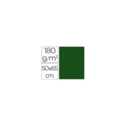 Cartulina Guarro verde abeto 500 x 650 mm de 185 g/m2