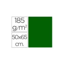 Cartulina Guarro verde billar 500 x 650 mm de 185 g/m2