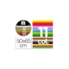 Cartulina guarro 50x65 contenido "b" 25 hojas x 11 colores surtidos 185grs