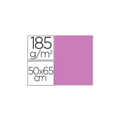 Cartulina Gvarro color Malva 50x65 cm 185 gr
