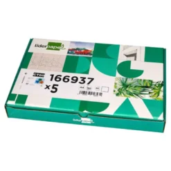 CARTULINA LIDERPAPEL A4 180G/M2 BLANCO PAQUETE DE 25+5 HOJAS