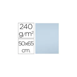 Cartulina Liderpapel Azul 50x65 cm 240 gr Paquete de 25 unidades