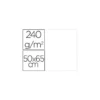 Cartulina Liderpapel Blanco 50x65 cm 240 gr Paquete de 25 unidades