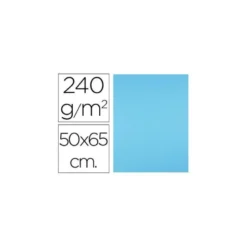 Cartulina Liderpapel color azul turquesa 240 g/m2