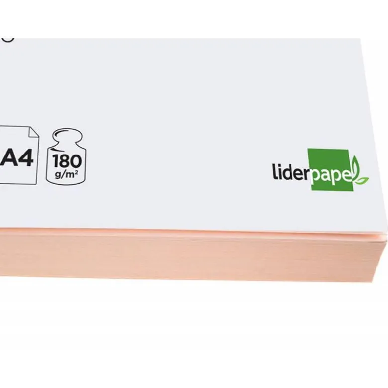 Cartulina Liderpapel color crema a4 180 g/m2